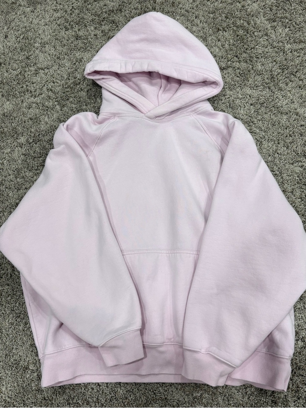 Aritzia Light Pink Hoodie Sweatshirt